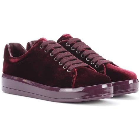 prada purple velvet shoes|prada shoes sneakers.